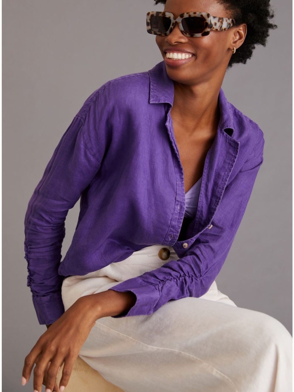 Maeve Linen Buttondown